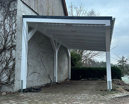 Smart Home Technologie Carport