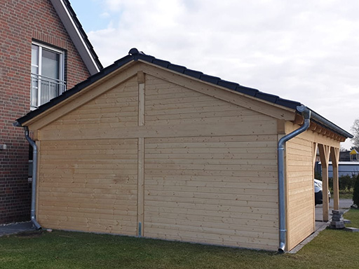 Ein Carport richtig entwässern