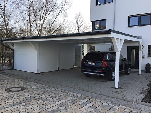 Carport mit einem Gartenhaus kombinieren, ist sowas möglich?