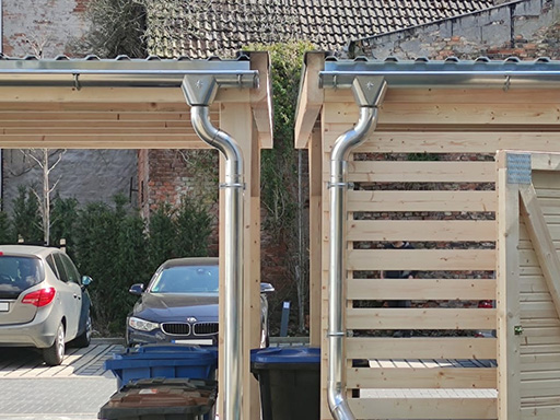 Carport richtig entwässern