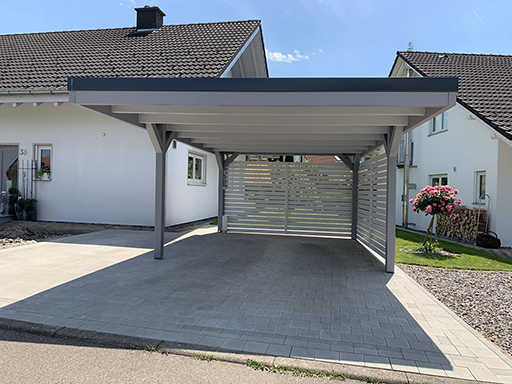 Standort für Carport finden